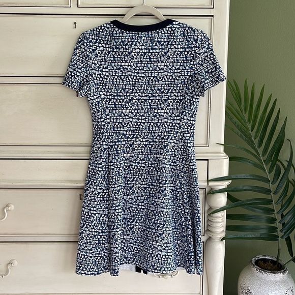 Tory Burch Ponte Blue A line shift dress XS - Picture 8 of 8